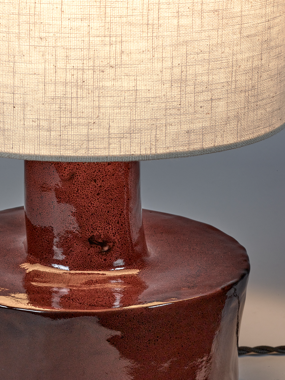 Red table lamp Marie Michielsen